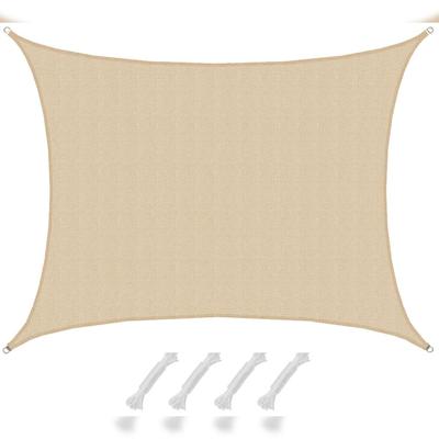 UV Sonnensegel Wasserdurchlässig 7x5 - Rechteckig - Sonnenschutz Garten Terrasse