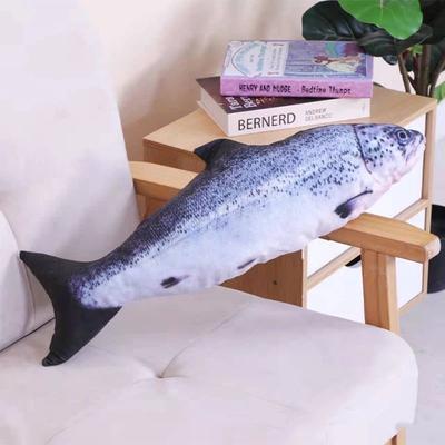 Inspired Living Lifelike Fish Catnip Plush Toy For Active & Happy Cats 11 30cm
