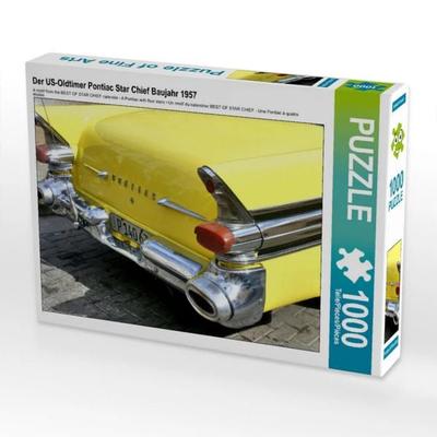 CALVENDO Puzzle Ein Motiv aus dem Kalender BEST OF STAR CHIEF - Ein Pontiac mit vier Sternen | 1000 Teile Lege-Größe 64x48cm Foto-Puzzle für