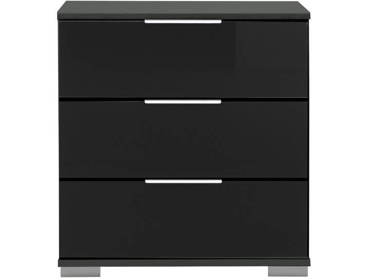 Nachttisch Peyton C schwarz Holzwerkstoff B 52 H 58 cm - Nachttisch