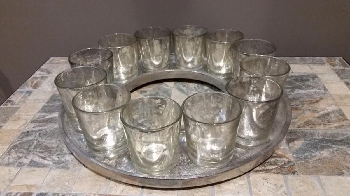 Boltze waxinehouders voor adults, 12 stuks