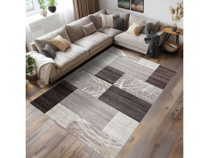 Tapis - CARPETTEX - PARMA 9220 - Moderne - Carreaux - Poil court