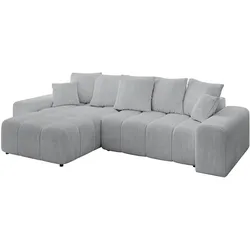 ECKSOFA Ottomane links ENIL-L 297x189x68 Grau Cord