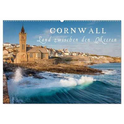Cornwall - Land zwischen den Meeren (Wandkalender 2027 DIN A2 quer), CALVENDO Monatskalender