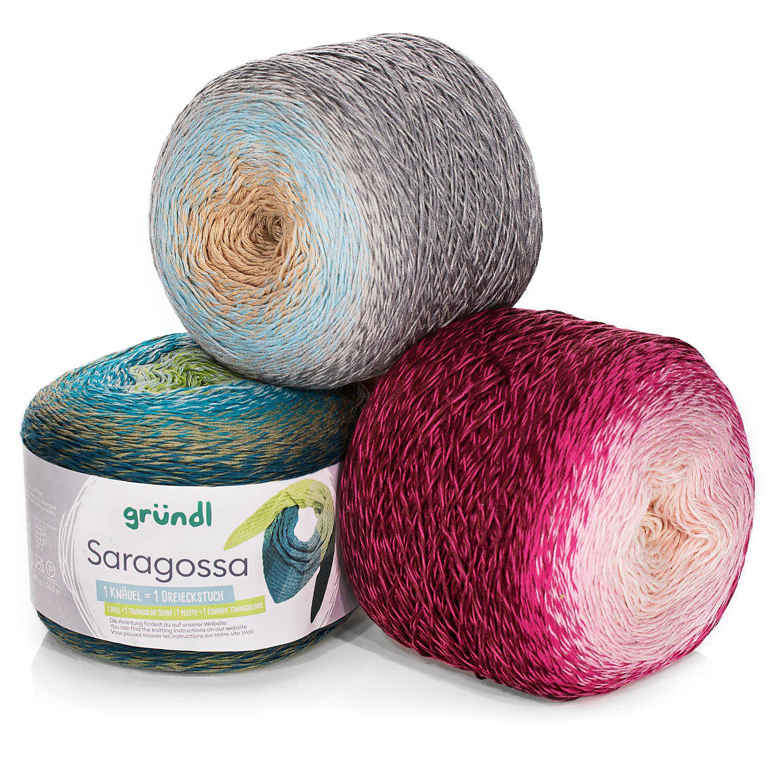 gründl Wolle Saragossa Garn-Set