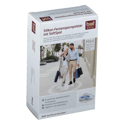 Bort Silikon Fersenspornpolster m.SoftSpot S 2 St Einlagen
