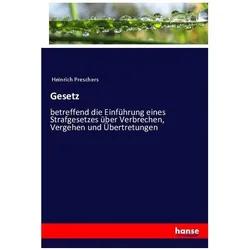 Gesetz, Fachbücher von Anonym