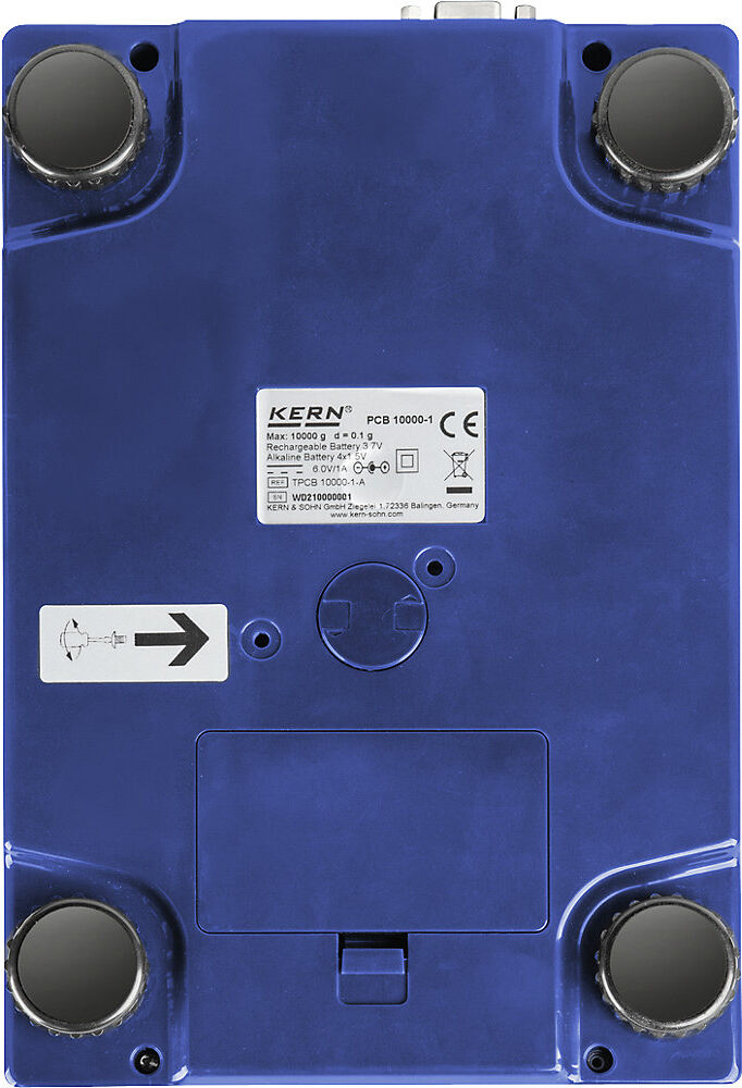 IoT-Line Kompakt-Laborwaage, runde Wägeplattform, Wägebereich bis 0,3 kg, Ablesbarkeit 0,01 g, Wägeplatte Ø 10 mm KERN