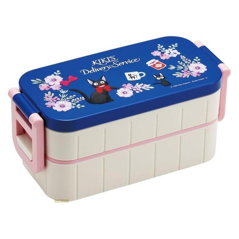 Studio Ghibli Kikis kleiner Lieferservice Zweilagige Lunchbox Jiji Flower garland (SKATER-65892)