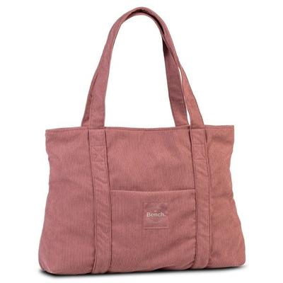 BENCH cord Schultertasche, Einkaufstasche, Shopper Tasche, malve, 20 Liter