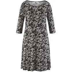 Jersey-Kleid 3/4-Arm Anna Aura schwarz, 48