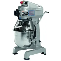 Krefft Planeten-Rühr- und Knetmaschine PR21, schweres und leistungsstarkes Standmodell zum Rühren, Kneten und Mischen, 230 V, Kesselvolumen 20 Liter