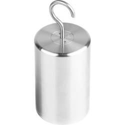 Kern 347-136 Einzelgewicht, OIML-Klasse M1, 5 kg, Hakengewicht, Edelstahl feingedreht kalibriert (DAkkS-akkreditiertes Labor)