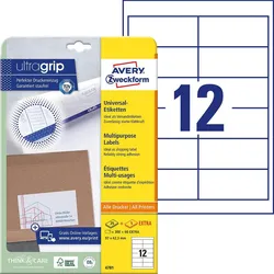 AVERY Zweckform Etiketten 4781 weiß 97,0 x 42,3 mm - 360 Stück