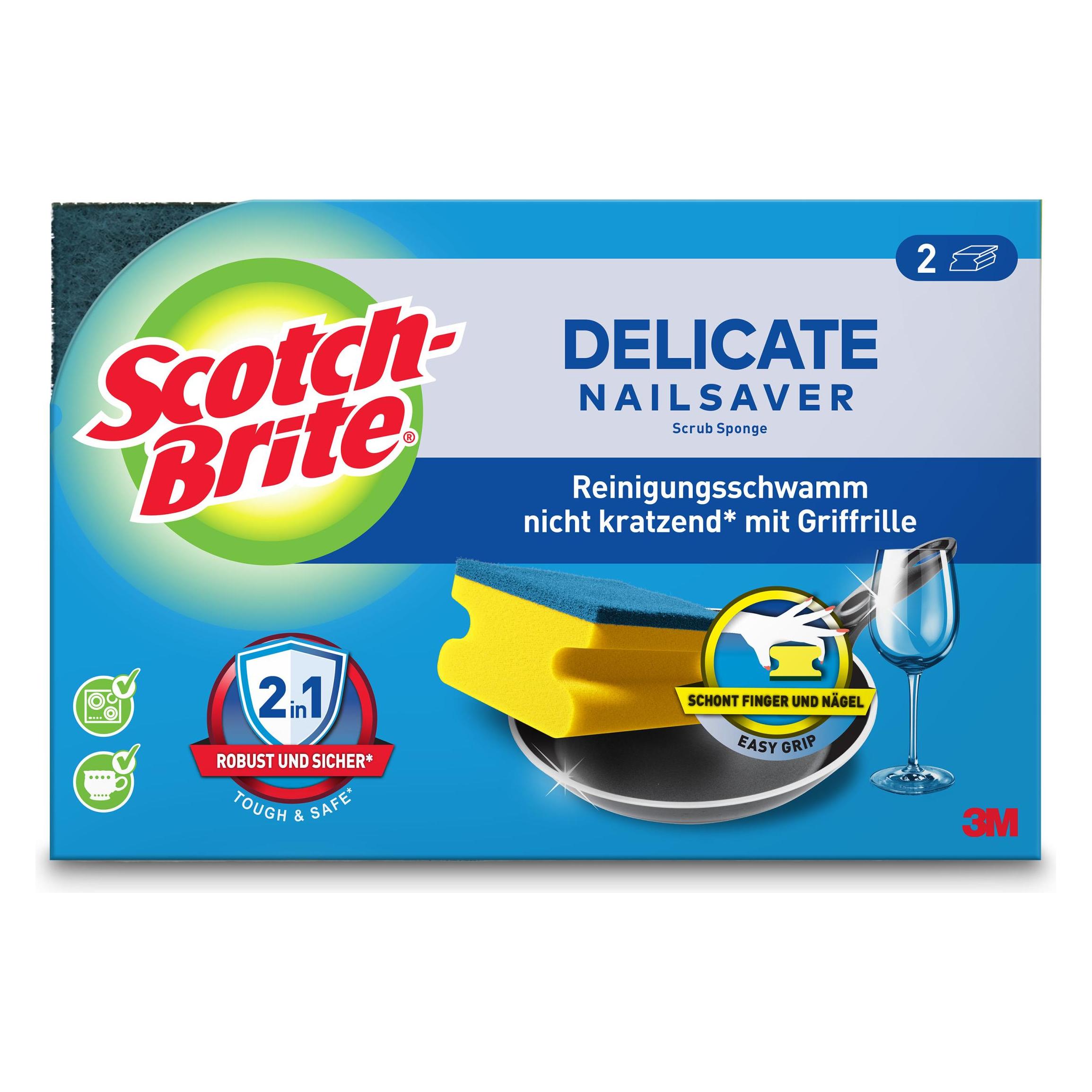 Scotch-Brite Delicate Reinigungsschwamm (2 Stk.) (7100318243)