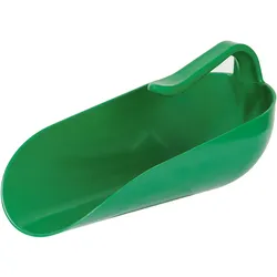 Kerbl Innenstiel-Futterschaufel 2000g, Kunststoff grün - 29693 - grün