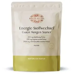 BÄRBEL DREXEL Energie-Stoffwechsel Morgen Starterpulver mit Ingwer & Zitrone 150g für 30 Tage