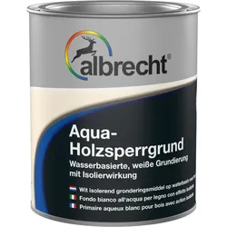 Albrecht Aqua-Holzsperrgrund 750 ml weiß