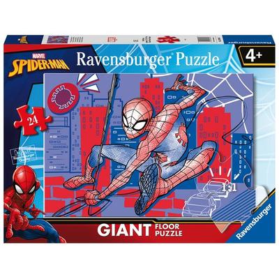 Ravensburger Kinderpuzzle 03088 - Der Superheld Spiderman - Bodenpuzzle mit 24 großen Puzzleteilen, für kleine Spiderman-Fans ab 3 Jahren