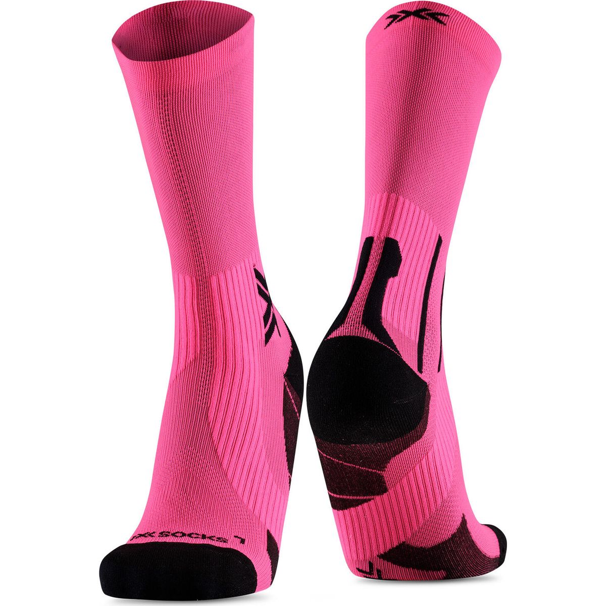 X-Socks X-socks Run Perform Crew fluo pink/x black (P140) 45-47 XS-RQPMS24M-P140-45-47