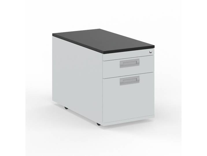 Rollcontainer Tradingzone GO Swiss Weissgrau/Schwarz, Neu - Perfekt für Unterlagen und Akten