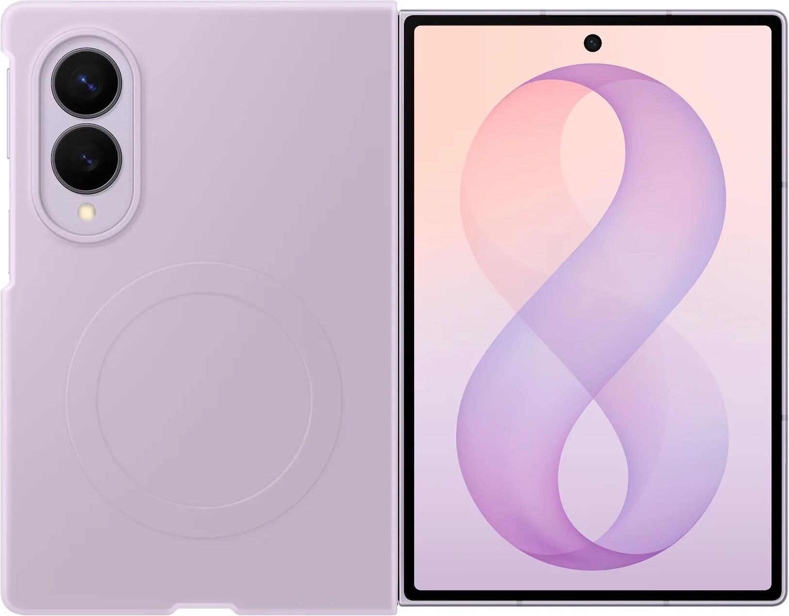 Funda Magnética De Silicona Lavanda / Samsung Galaxy Z Fold8