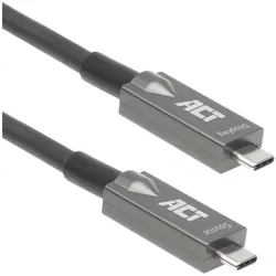 ACT USB-C 3.2 Gen2 Active Optical Cable (AOC) connection cable, 3m (3 m, USB 3.2 Gen 2, 60 W), USB Kabel