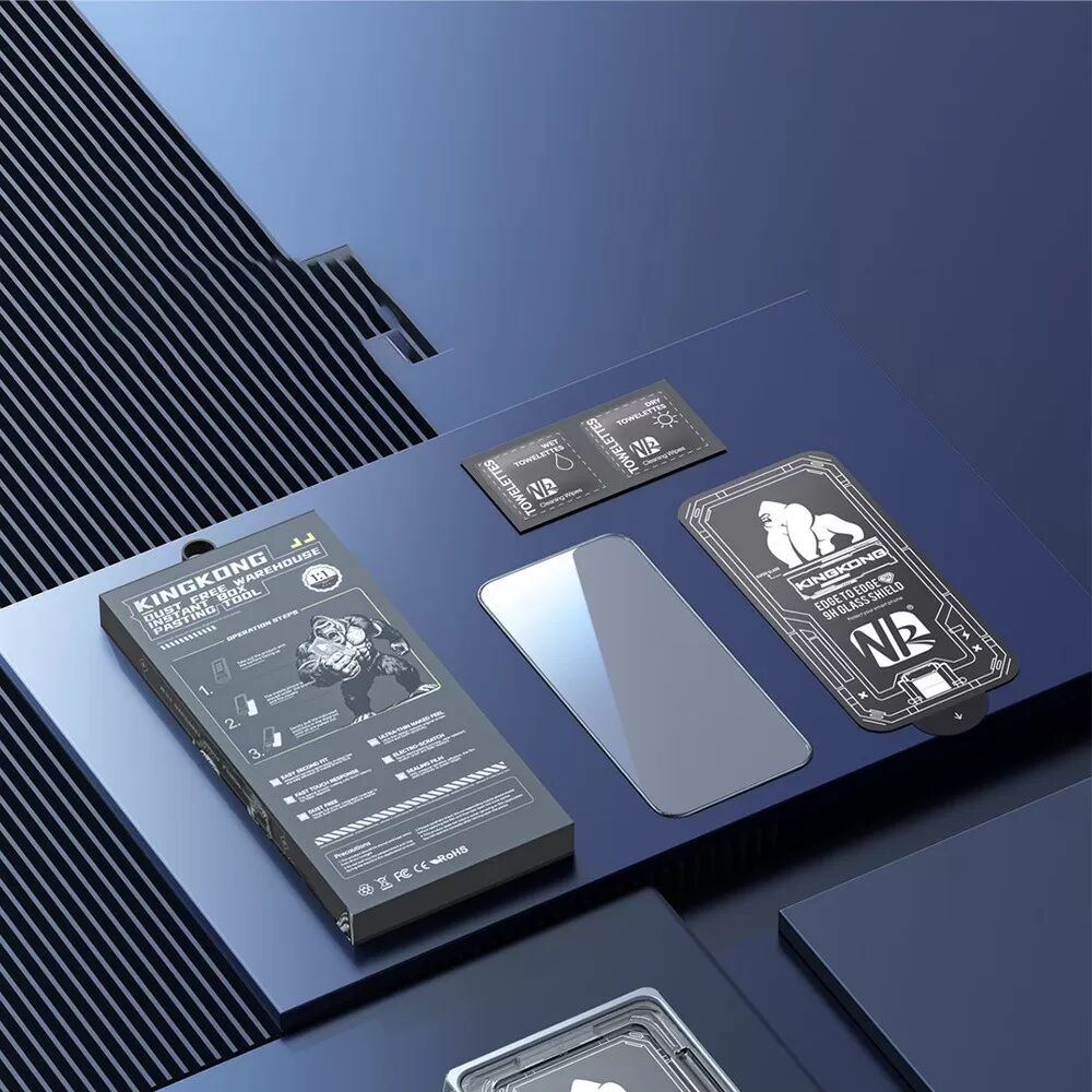 INF 3er-Pack Displayschutzfolie aus gehärtetem Glas mit staubfreiem Applikator kompatibel mit iPhone 17 – Hohe Transparenz,
