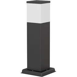 ledscom.de Pollerleuchte POLLY mit Erdspieß für außen, 35cm, schwarz, G9 Fassung