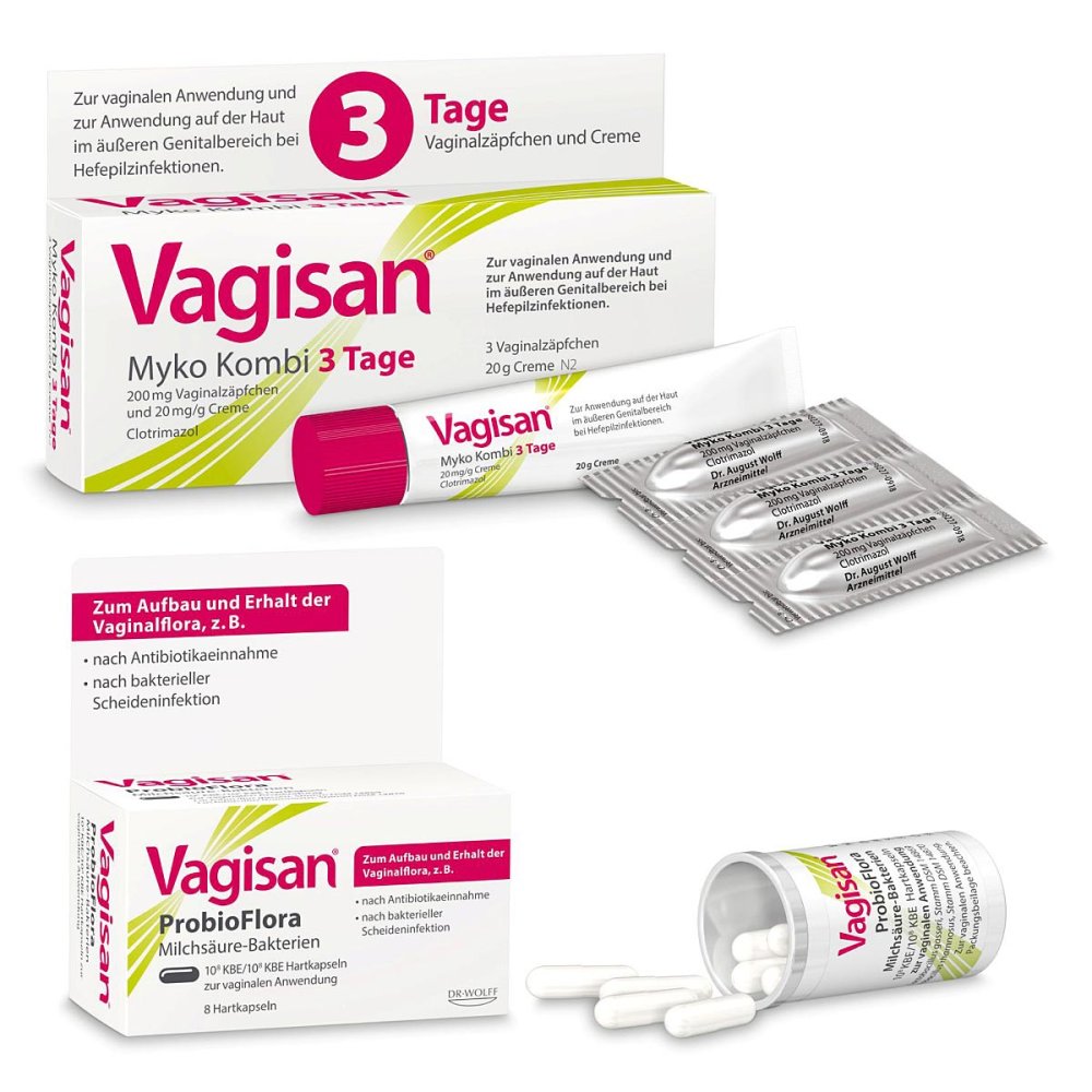 Dr. August Wolff GmbH & Co. KG Arzneimittel Vagisan Set bei Scheidenpilz 08101611