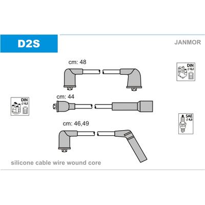 JANMOR Zündleitungssatz D2S