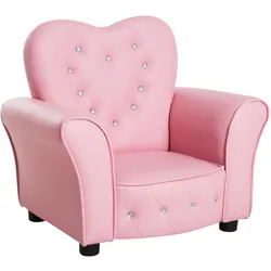 KINDERSOFA Kindersessel herzförmig Prinzessin Minisofa Kinderzimmer Sofa mit