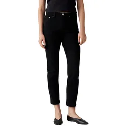 Levi's 501 Crop Jeans mit hoher Taille in Black Sprout-W26 / L26