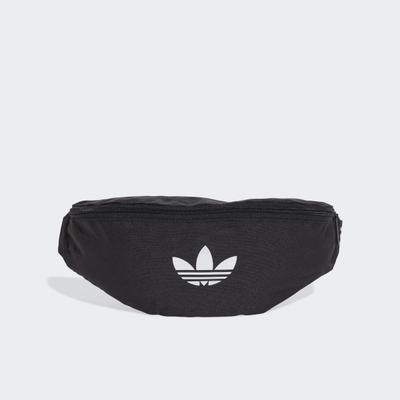Sporttasche ADIDAS ORIGINALS "ADICOLOR", schwarz-weiß (schwarz, weiß), Obermaterial: 100% Polyester, Taschen Sporttasche