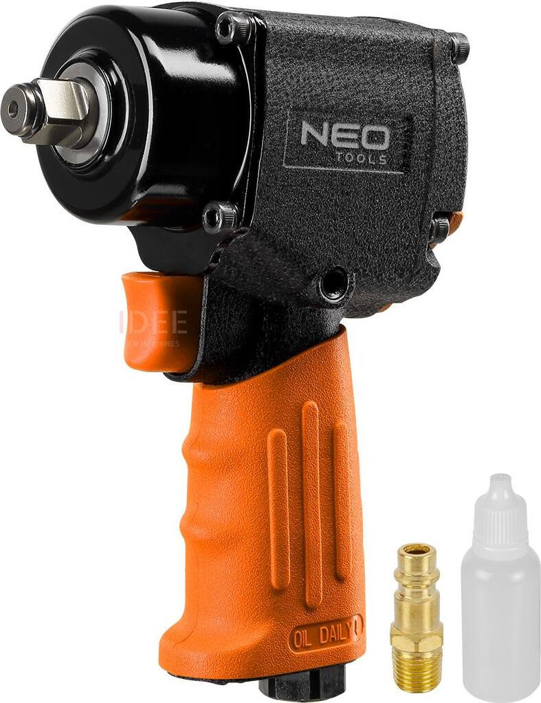 Neo Tools 14-004 pneumatische schokmoersleutel, 1/2 inch, 680 Nm
