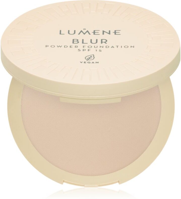 Lumene Blur 2-in-1 compact powder and foundation SPF 15 shade No. 1 10 g
