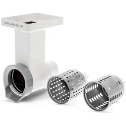 Ankarsrum Gemüseschneider inkl. 3 Trommeln, Zubehör Küchengeräte, Silber, Weiss