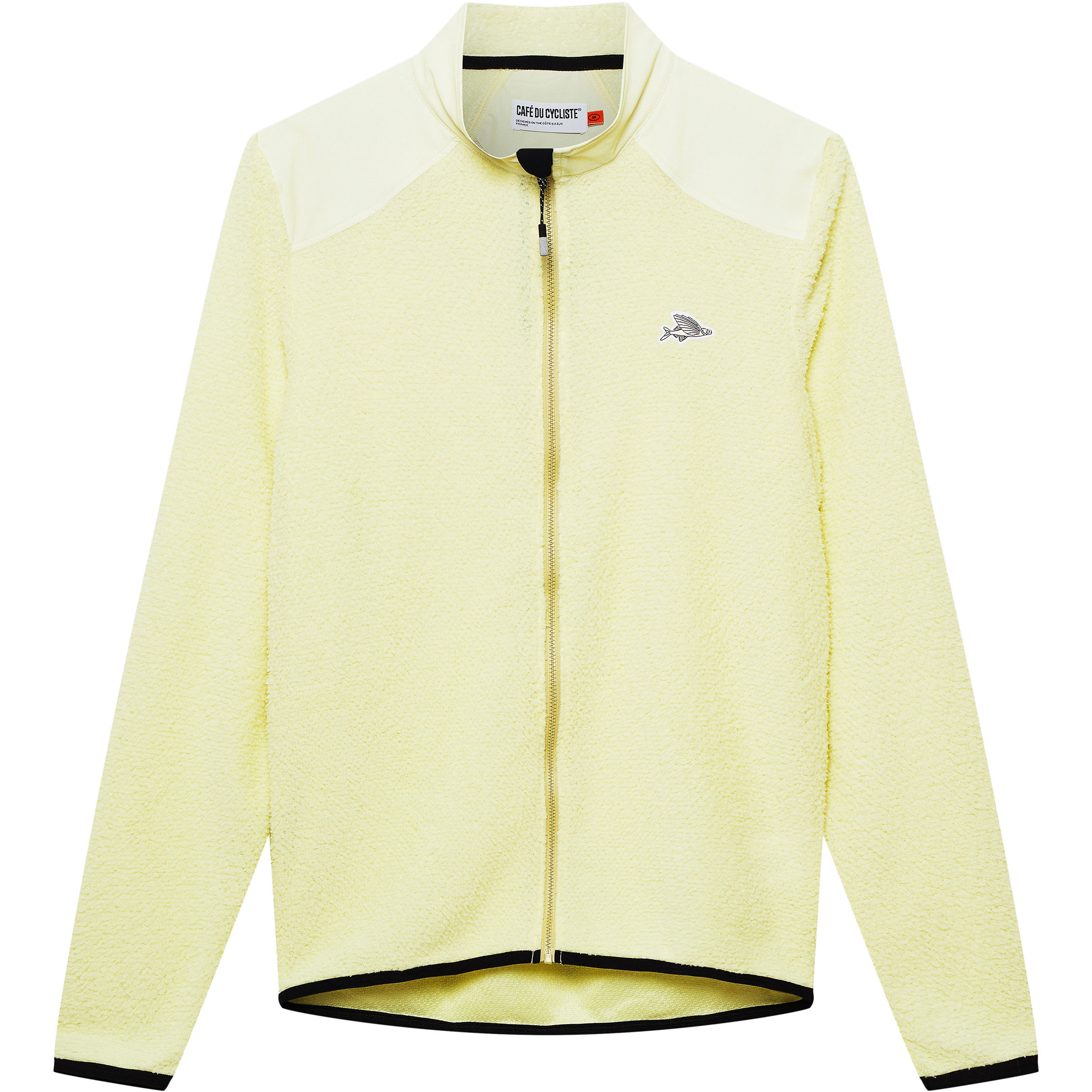 Café Du Cycliste Ella Damen Fleecejacke beige Größe L Trekking Windabweisend Primaloft