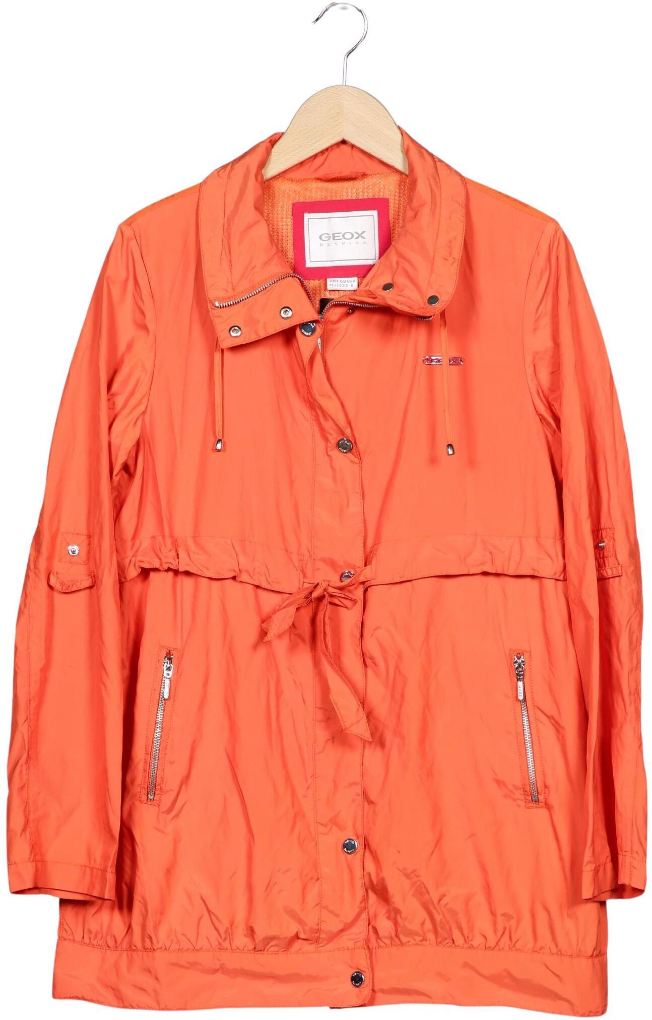 Geox Damen Mantel, Orange, Gr. EU 38, Synthetik - Second Hand