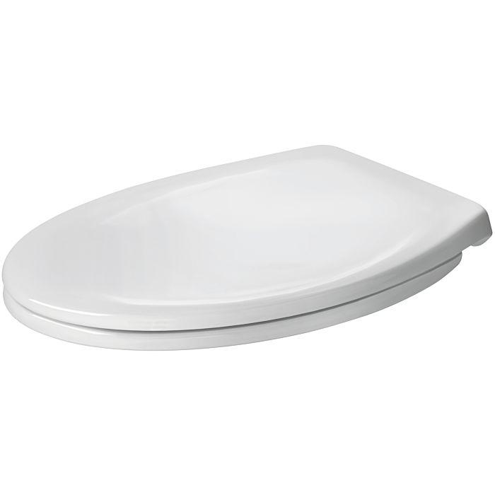 Duravit WC-Sitz 0064190096 mit Absenkautomatik, Scharniere Edelstahl, weiß