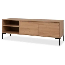 TV-LOWBOARD Eiche Artisan 150 cm, TV Unterteil mit Stauraum