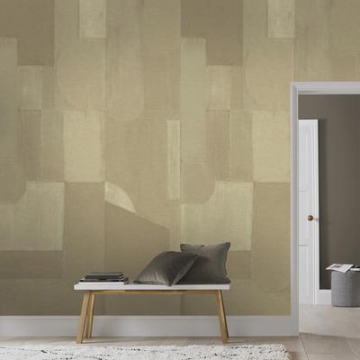 Fototapete SUPERFRESCO EASY "Grafik Geo", beige, H:2,8m L:2,8m, Vlies, Tapeten, Design Tapeten