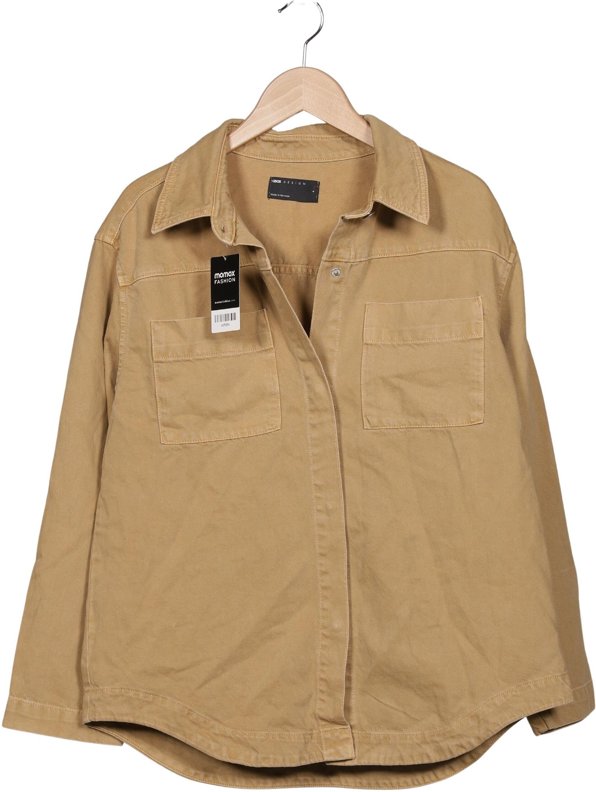 asos Damen Jacke, Beige, Gr. S, Baumwolle - Second Hand