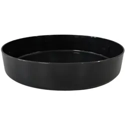 VASCELLA Schwarze PP-Teller ø 18 x 3,5 cm (80 Stück)