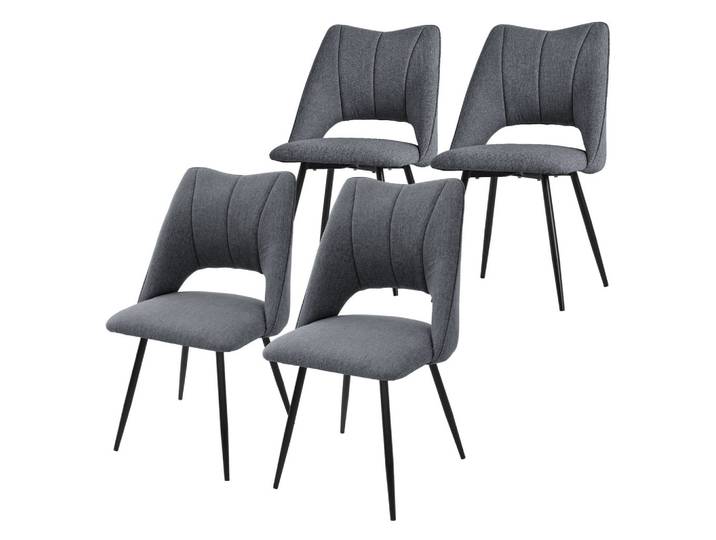 ESSZIMMERSTUHL Grau 4er Set