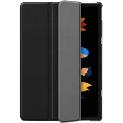 Cazy Tablet-Hülle geeignet für Lenovo Idea Tab Plus - TriFold Bookcase - Schwarz (Lenovo IdeaTab Plus), Tablet Hülle, Schwarz