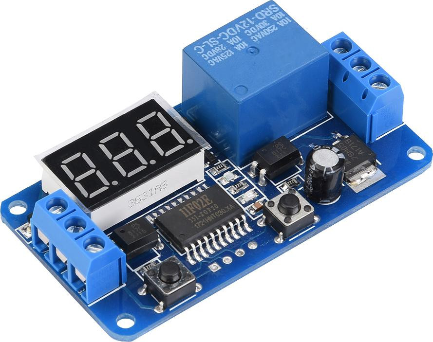 Cocosity LED-display digitale timerrelais PLC-automatisering bedieningsschakelaar module 12V