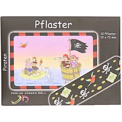 Kinderpflaster Piraten Briefchen 10 St
