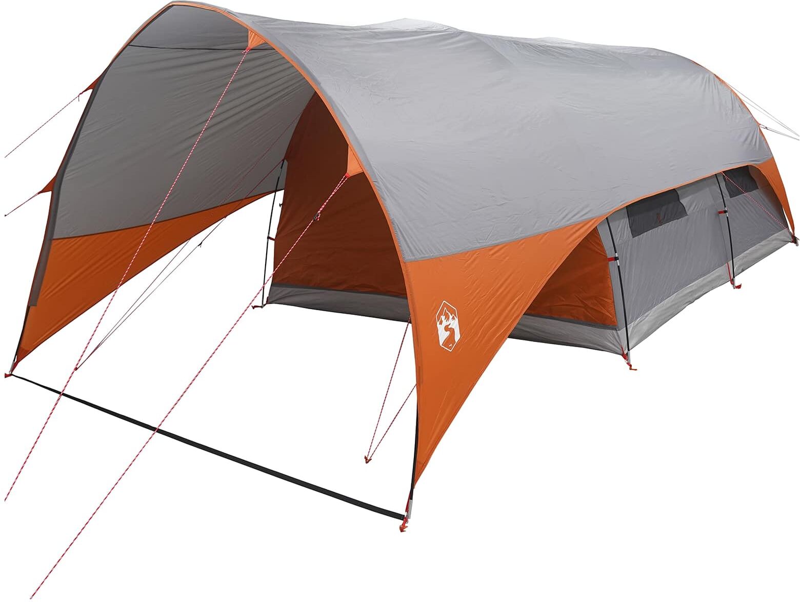 vidaXL Tunnel Tent with Rainfly Water-Resistant 10 personne