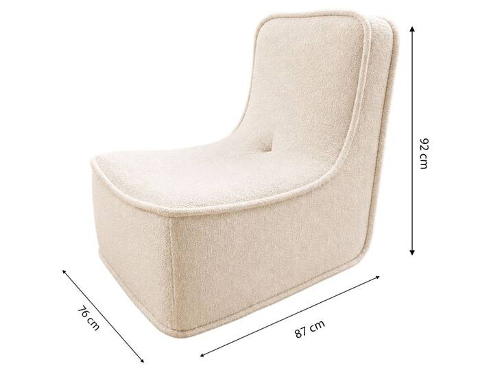 Bettsofa Vesta Creme B 76 T 87 cm - Bettsofa